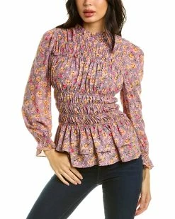 Gracia Smocked Blouse for women