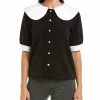 Gracia Peter Pan Collar Top for women