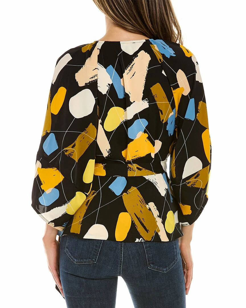 Gracia Paint Print Wrap Top for women - Image 2