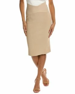 Gracia Solid Bodycon Pencil Skirt for women