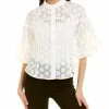 Gracia Polka Dot Paneled Top for women