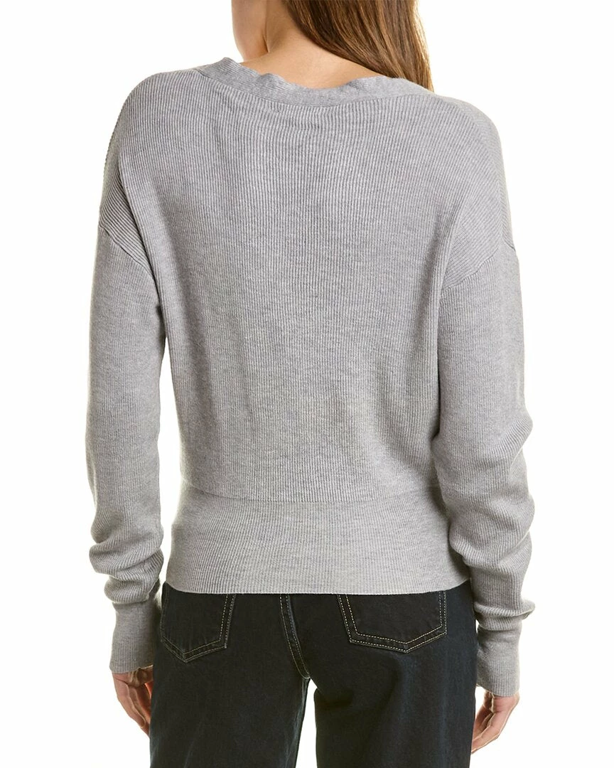 Gracia Wrap Knit Sweater Top for women - Image 2