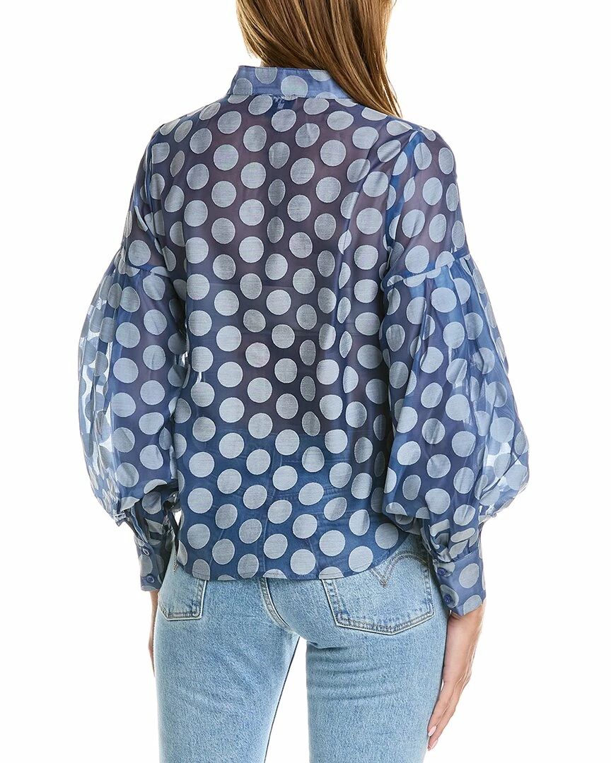 Gracia Sheer Polka Dot Blouse for women - Image 2