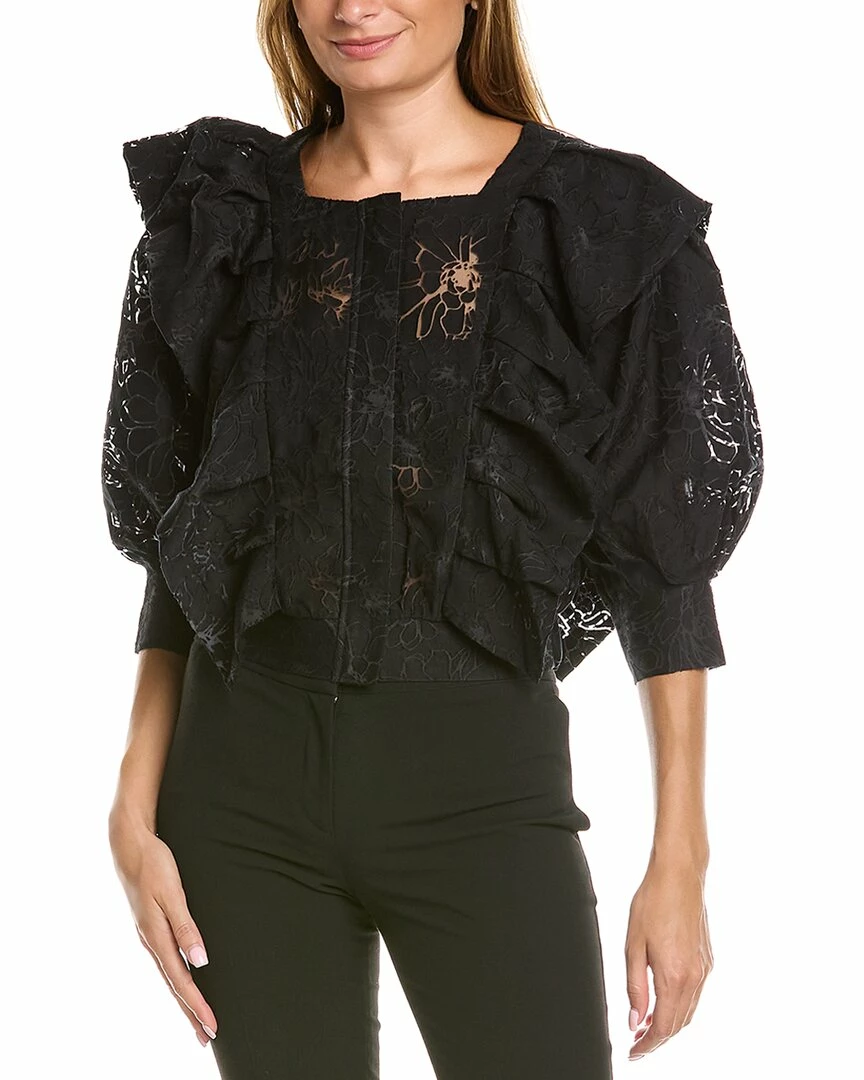 Gracia Burnout Lace Top for women