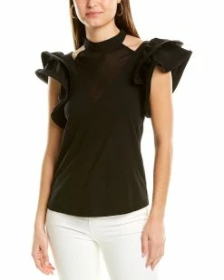 Gracia Wide Two-Layer Sleeve Top for women
