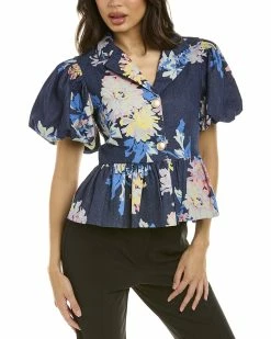 Gracia Denim Twill Top for women