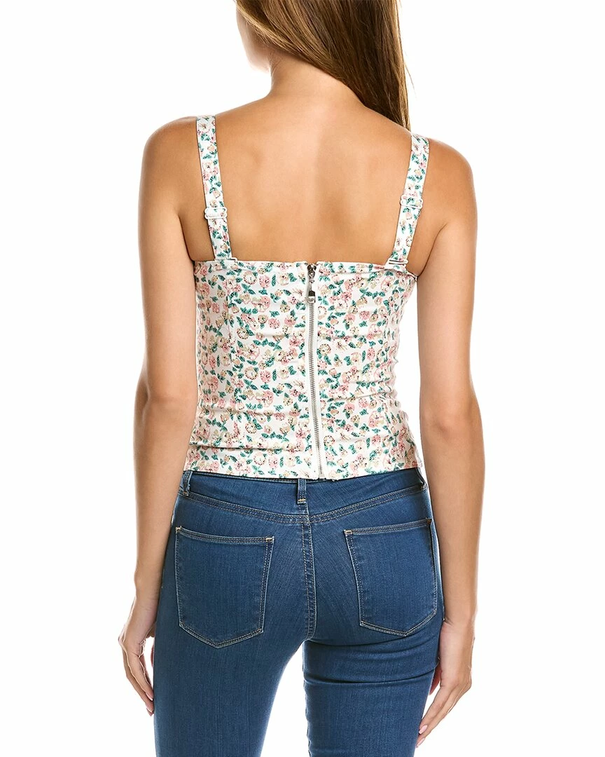 Gracia Floral Print Cropped Bustier Top for women - Image 2