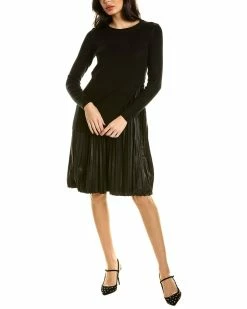 Gracia Mixed Media Mini Dress for women