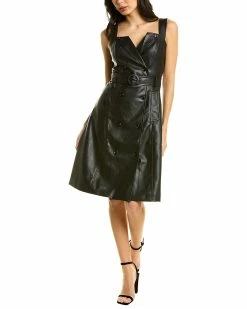 Gracia Double-Breasted Midi Shirtdress for women