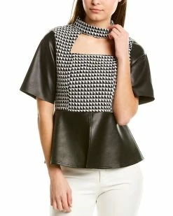 Gracia Two-Tone Top for women