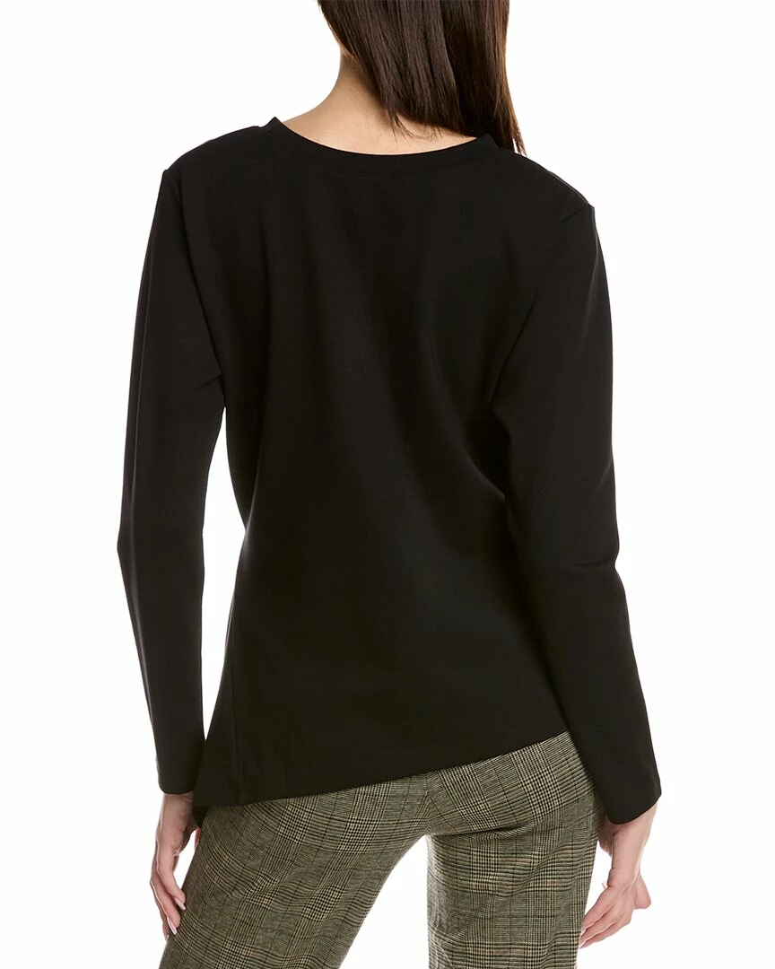 Gracia Asymmetrical Tie Hem Top for women - Image 2