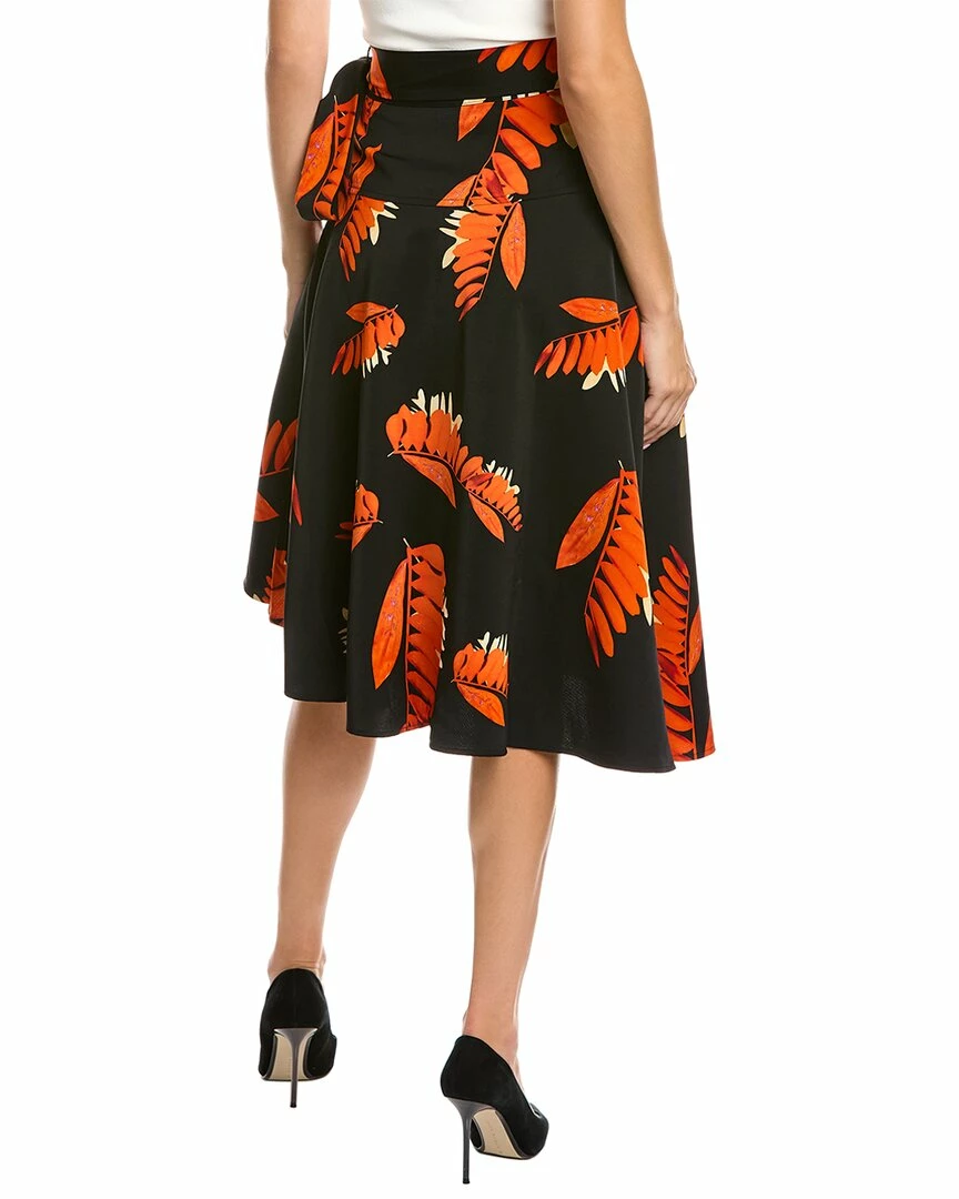 Gracia Printed Midi Wrap Skirt for women - Image 2