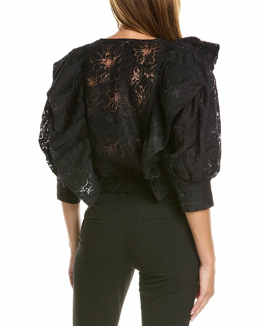 Gracia Burnout Lace Top for women - Image 2