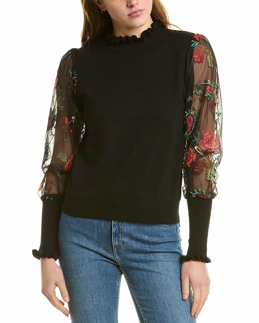 Gracia Sheer Sleeve Top for women