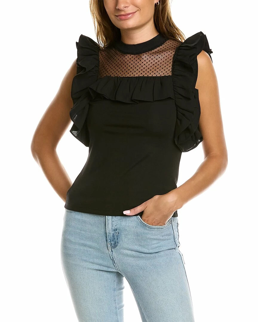 Gracia See-Through Panel Top for women