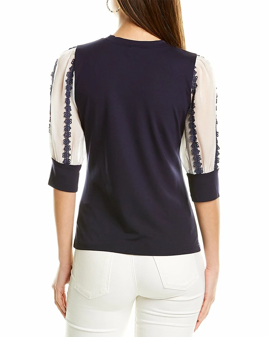 Gracia Flower Trim Top for women - Image 2