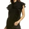 Gracia Pleated Ruffle Top for women