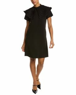 Gracia Frill Trim Shift Dress for women
