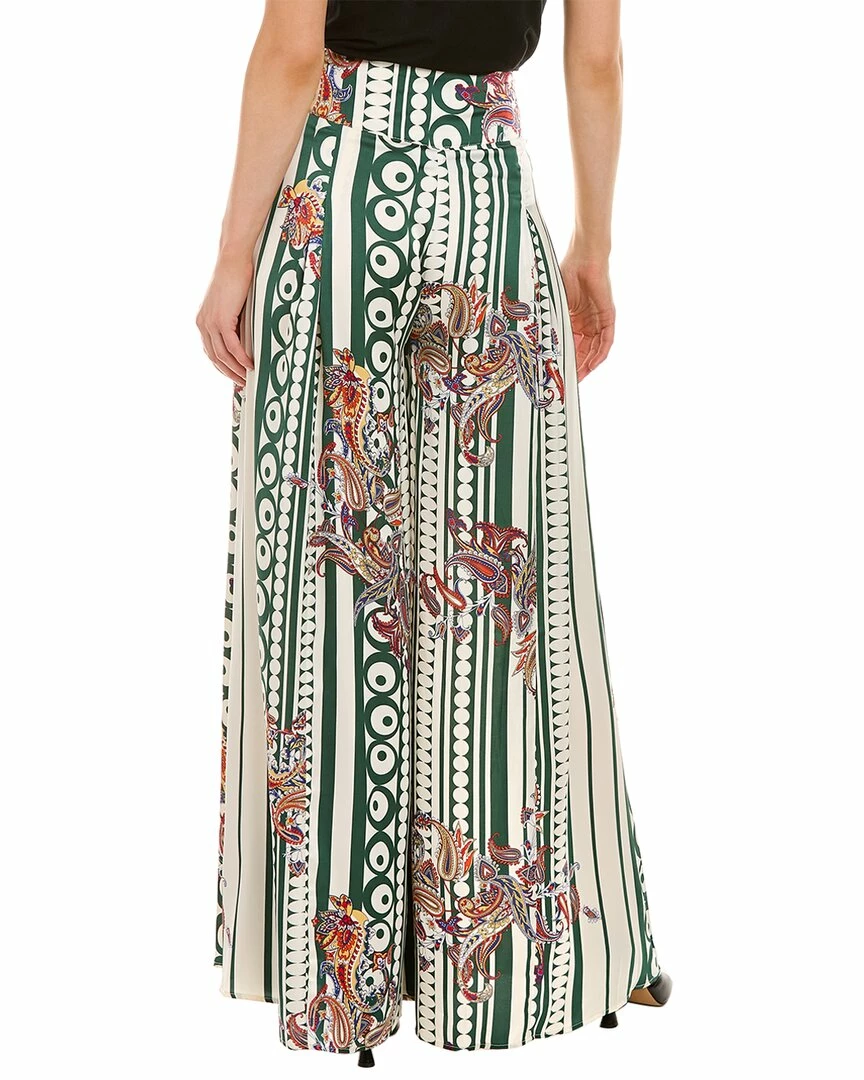 Gracia Stripe Printing Pattern Wide Pant for women - Image 2