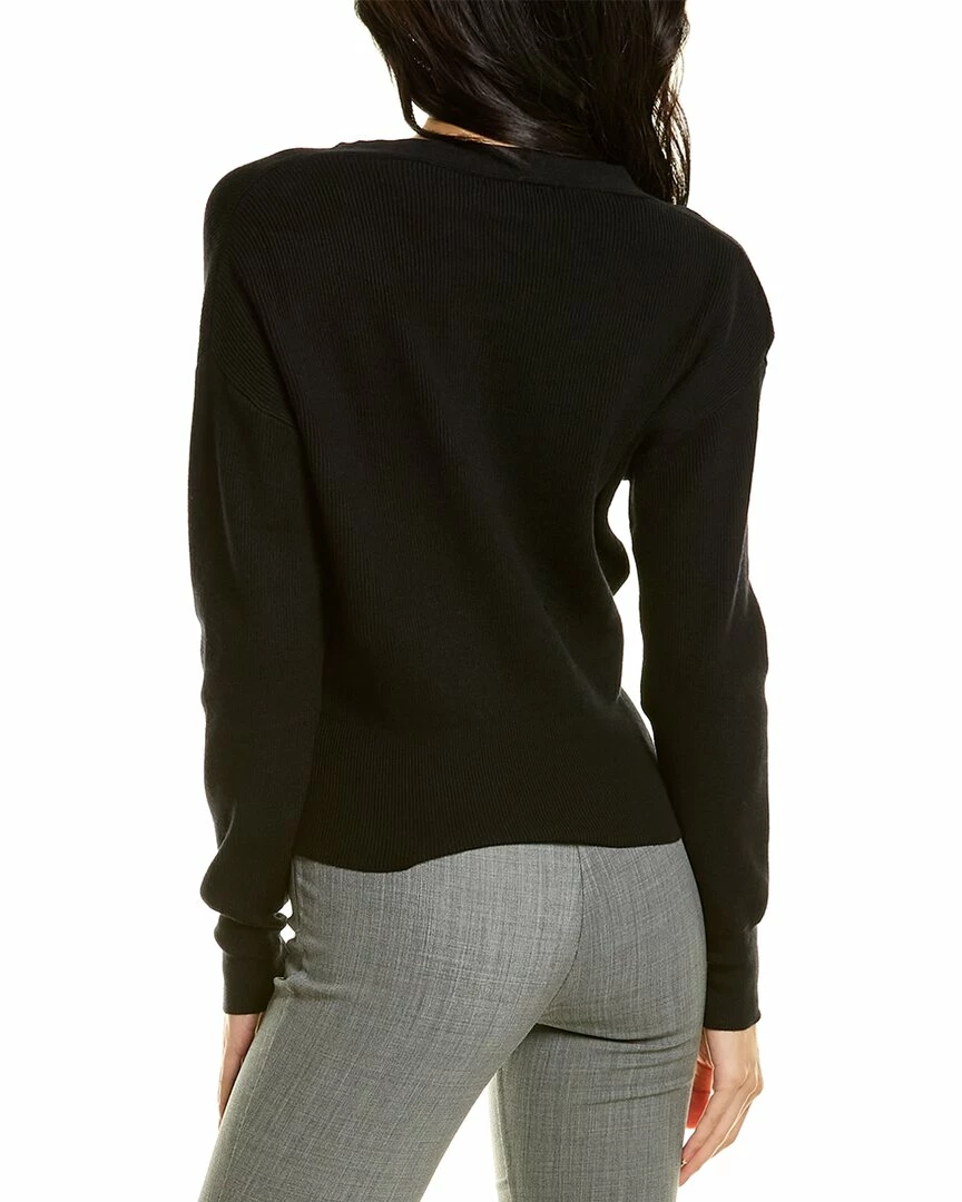 Gracia Wrap Knit Sweater Top for women - Image 2