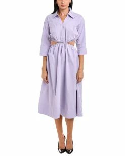 Gracia Cutout Waist Midi Dress for women