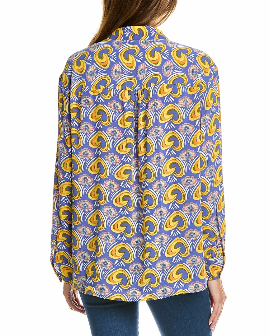 Gracia Spiral Print Button-Down Blouse for women - Image 2