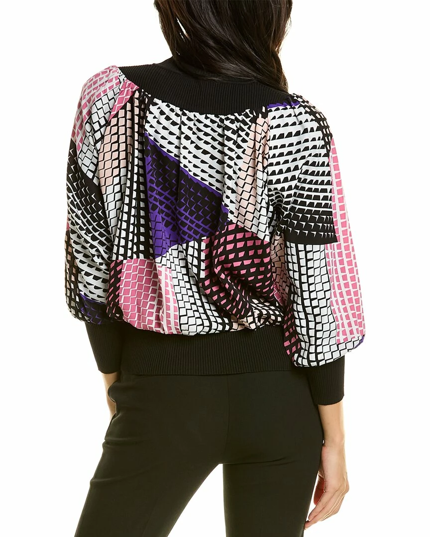 Gracia Abstract Print Top for women - Image 2