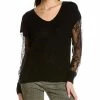 Gracia Lace Sleeve Sweater for women