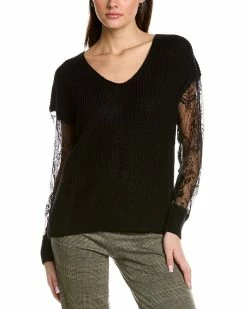 Gracia Lace Sleeve Sweater for women