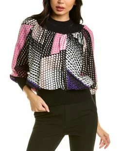 Gracia Abstract Print Top for women
