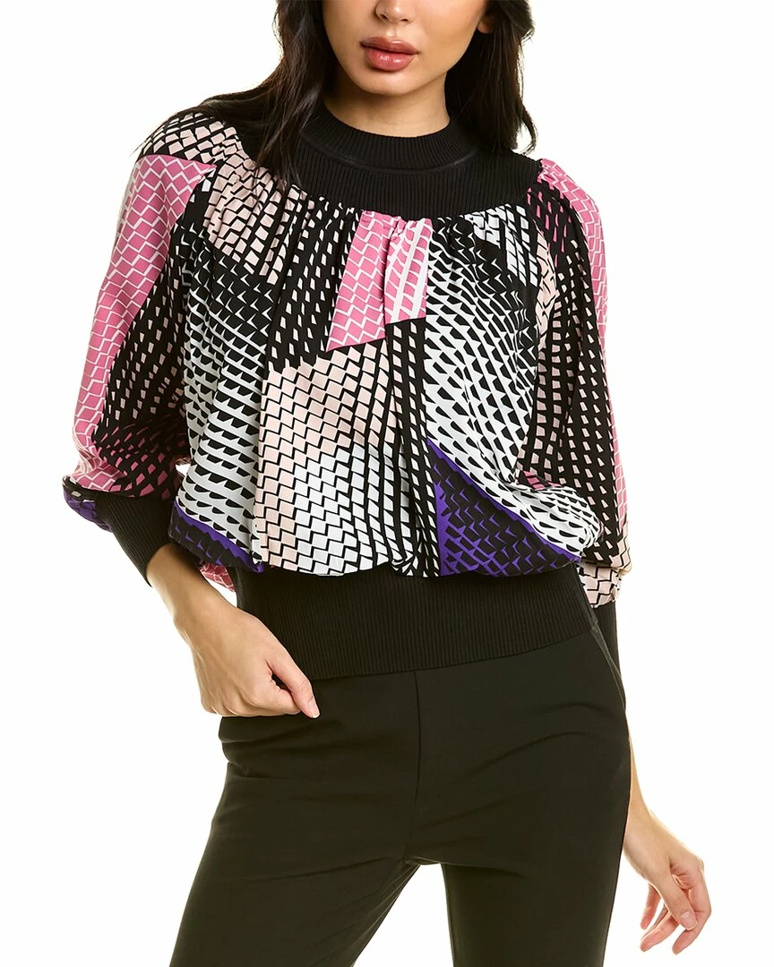 Gracia Abstract Print Top for women
