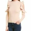 Gracia Mesh Shoulder Sweater for women