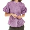 Gracia Button-Down Sheer Blouse for women