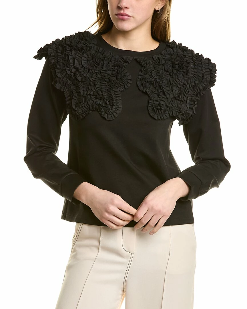 Gracia Peter Pan Collar Top for women