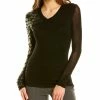 Gracia Sheer Sleeve Top for women