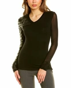 Gracia Sheer Sleeve Top for women