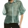 Gracia Balloon Sleeve Top for women