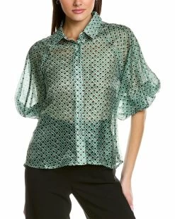 Gracia Balloon Sleeve Top for women