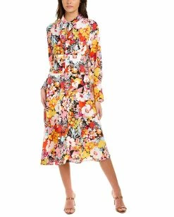 Gracia Floral Midi Dress for women