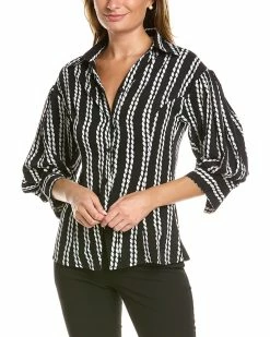 Gracia Braid Print Shirt for women