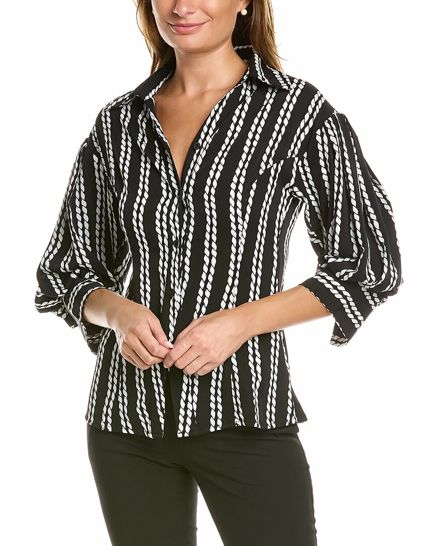 Gracia Braid Print Shirt for women