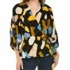 Gracia Paint Print Wrap Top for women