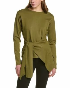 Gracia Asymmetrical Tie Hem Top for women